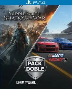 Comprar Middle-Earth: Shadow Of War + NASCAR Heat 5 - Ultimate Edition para PS4 - PSNCLICK Digitales Latinoamérica